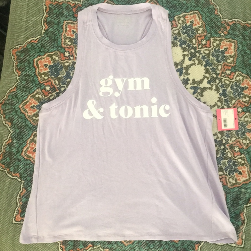 Kate Spade Athletic Lavender Tank - Gym & Tonic
